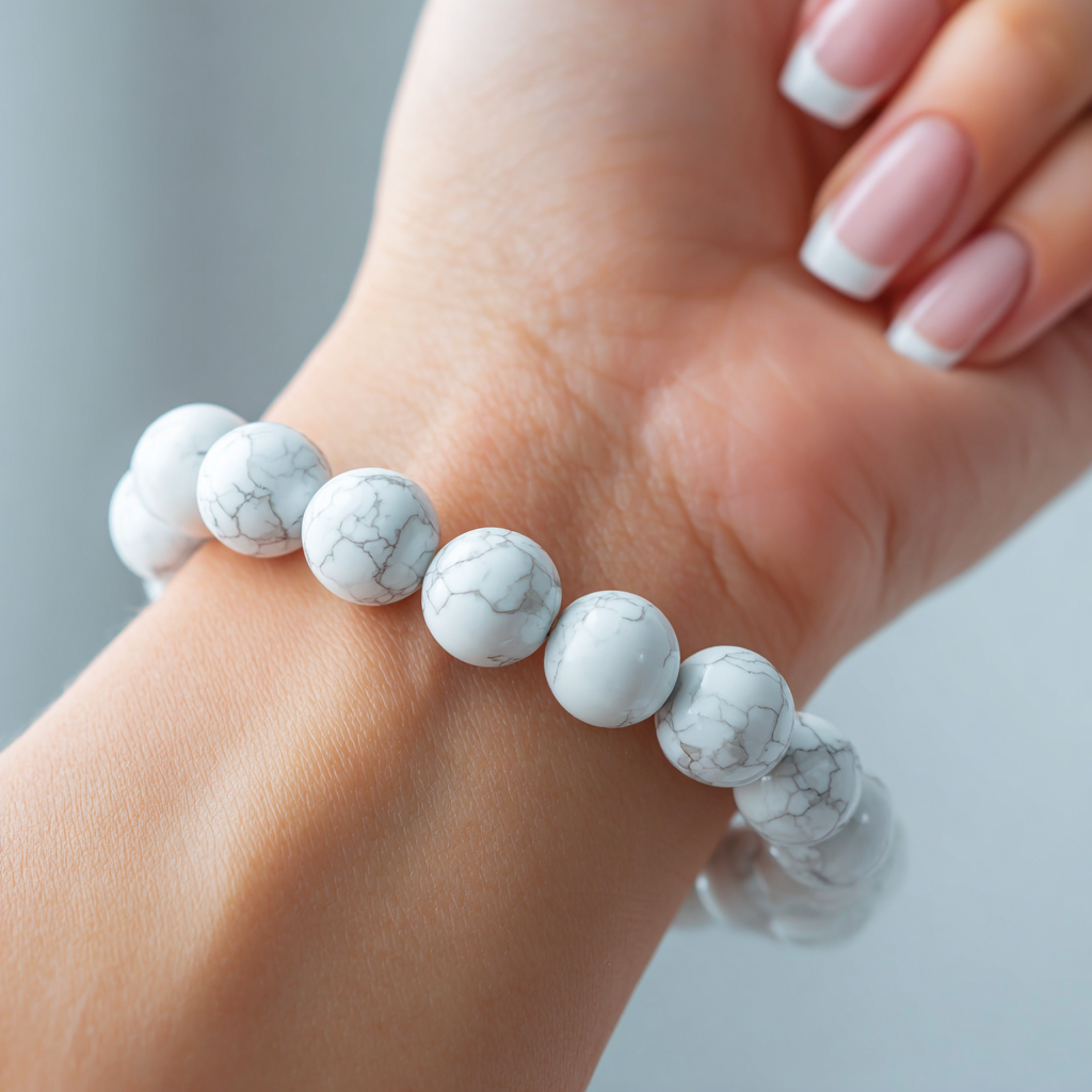 Howlite Bracelet | Calm, Peace &amp; Emotional Stillness