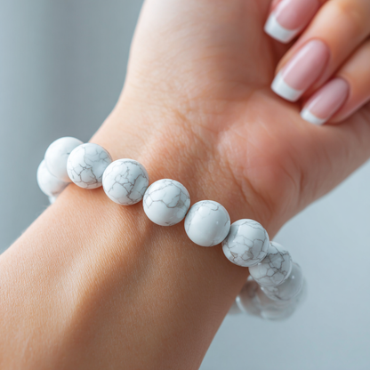 Howlite Bracelet | Calm, Peace &amp; Emotional Stillness