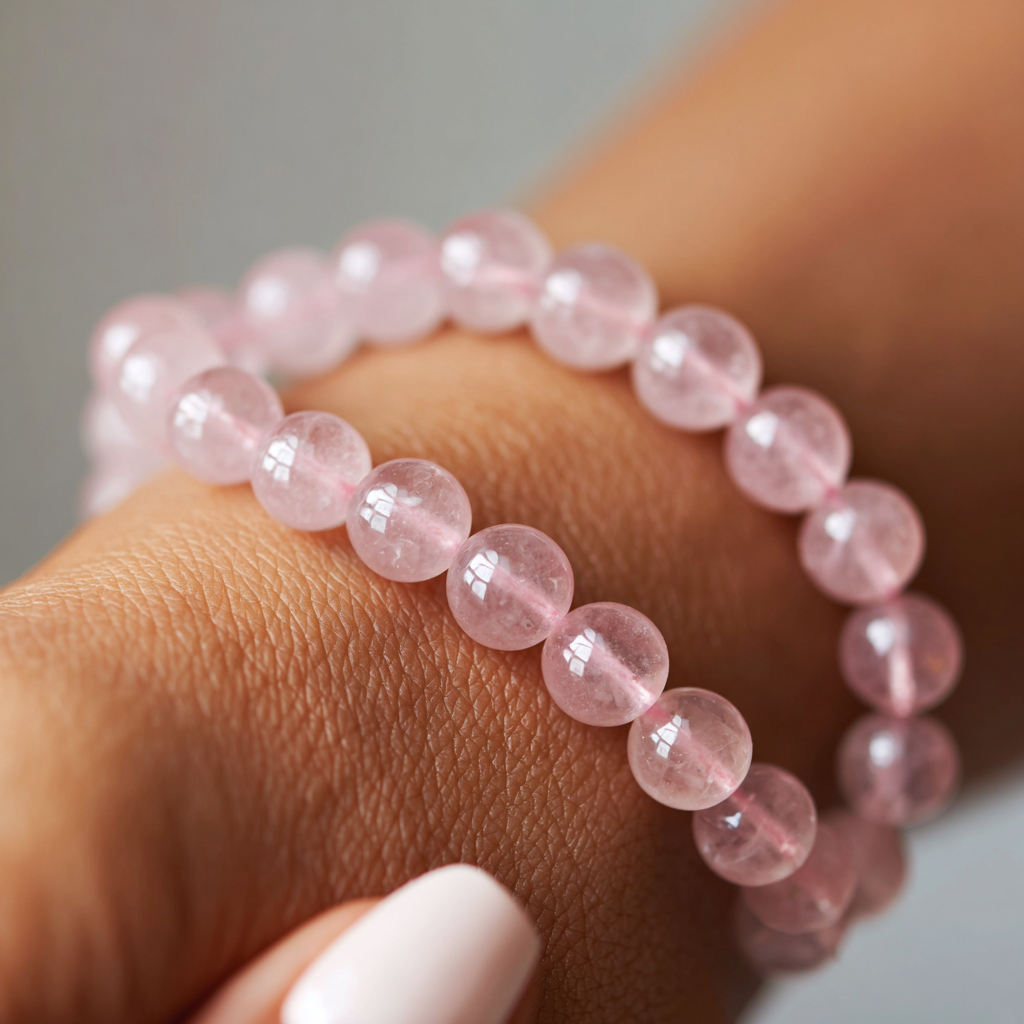 Rose Quartz Bracelet | Self Love, Compassion &amp; Heart Healing