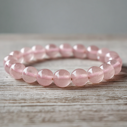 Rose Quartz Bracelet | Self Love, Compassion &amp; Heart Healing