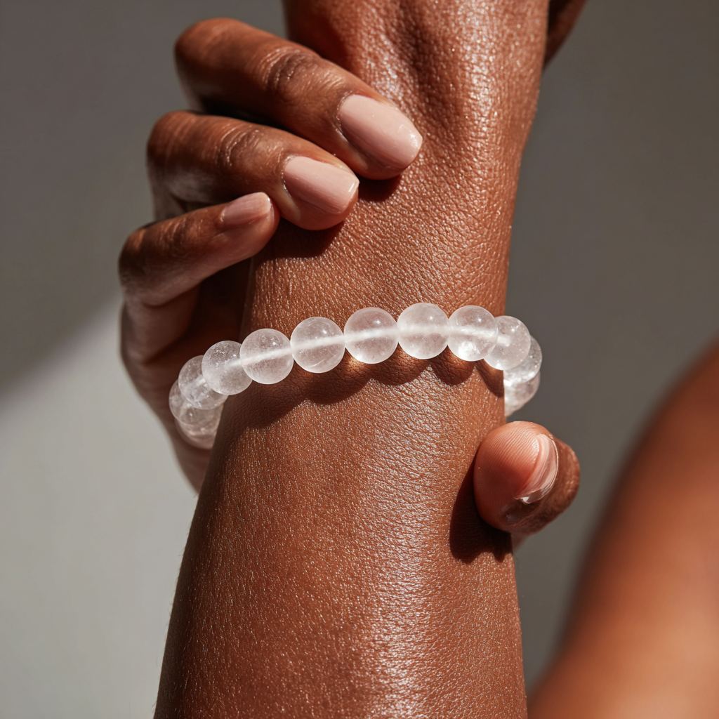 Selenite Bracelet | Crown Chakra, Clarity &amp; Divine Energy