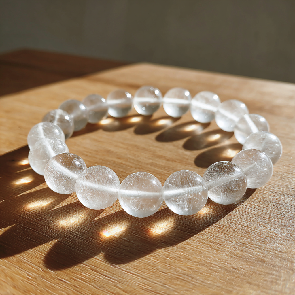 Selenite Bracelet | Crown Chakra, Clarity &amp; Divine Energy