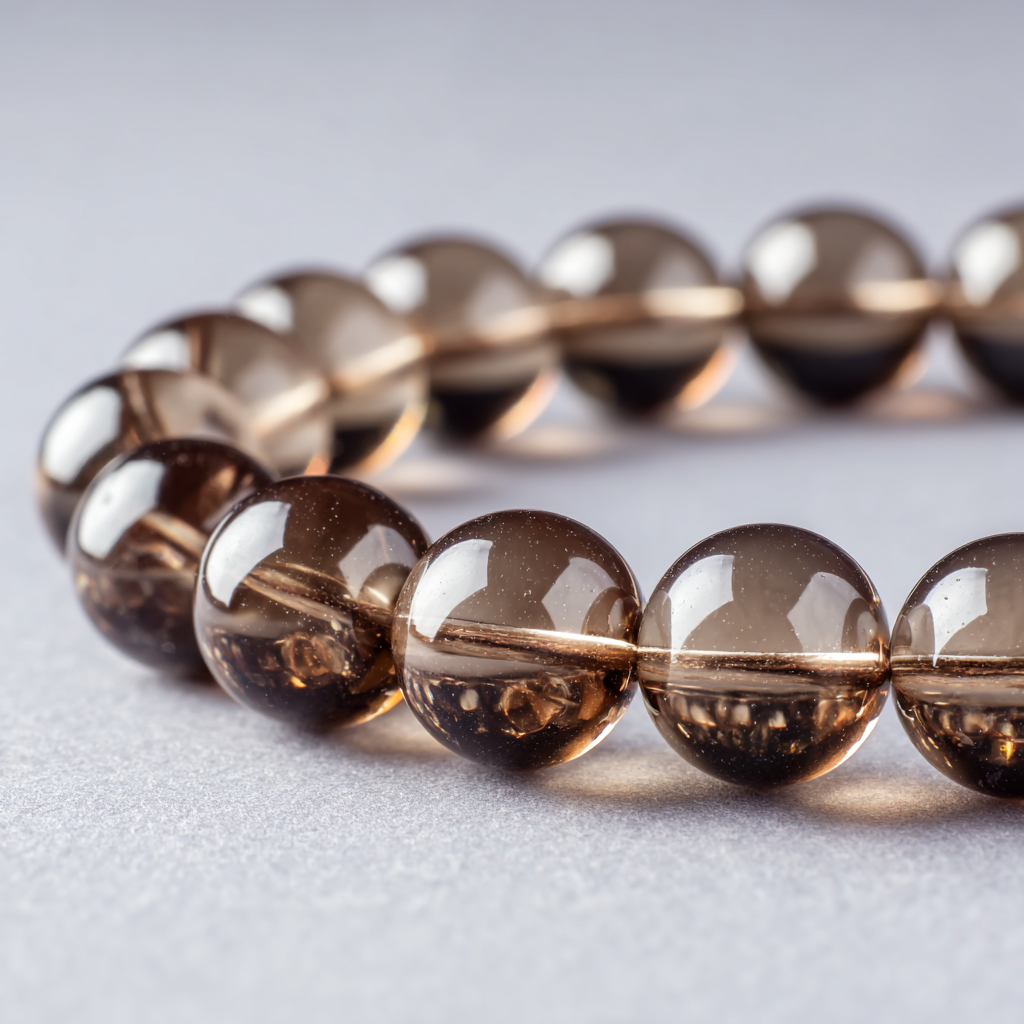Smoky Quartz Bracelet | Grounding, Protection &amp; Elegant Balance