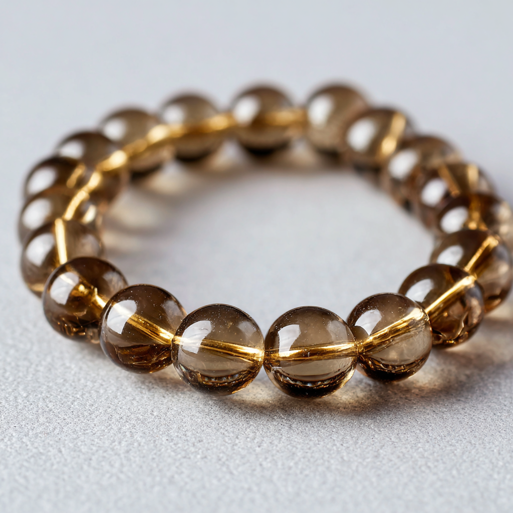 Smoky Quartz Bracelet | Grounding, Protection &amp; Elegant Balance