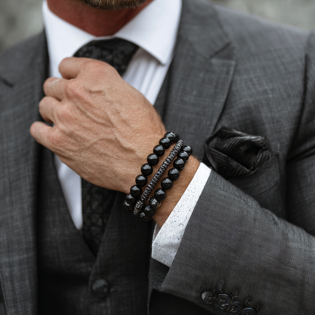 Powerhouse Executive | Black Onyx Bracelet | Prestige, Protection &amp; Elite Energy