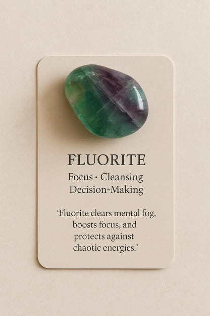 Fluorite Crystal | Mental Clarity, Focus &amp; Inner Cleansing