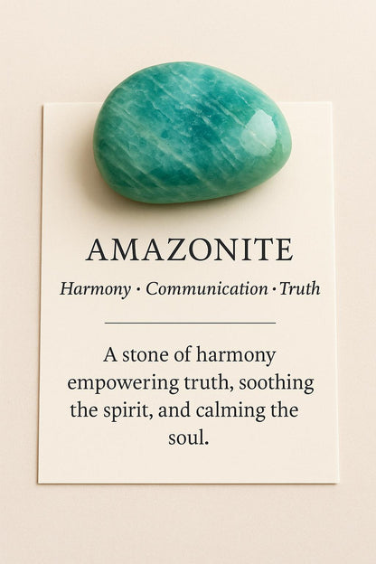 Amazonite Crystal | Inner Peace, Communication &amp; Emotional Balance
