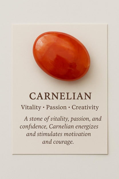 Carnelian Crystal | Confidence, Charisma &amp; Sacral Chakra Activation