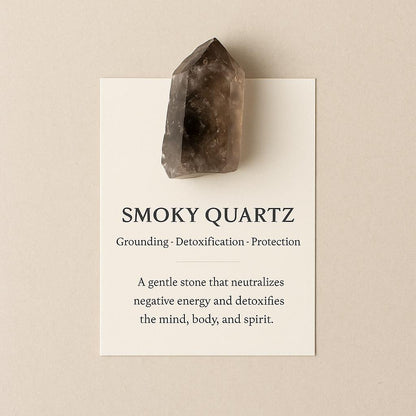 Smoky Quartz Crystal | Grounding, Calm &amp; Energetic Transmutation