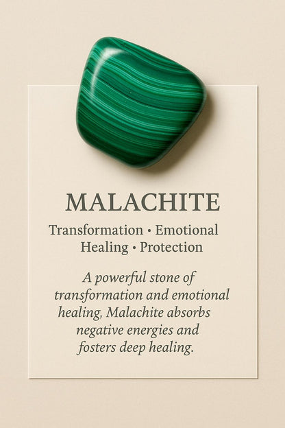 Malachite Crystal | Emotional Healing, Transformation &amp; Positive Change
