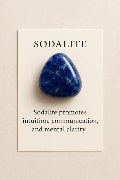 Blue Sodalite Crystal | Clarity, Communication &amp; Spiritual Balance