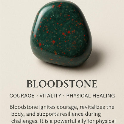 Bloodstone Crystal | Courage, Vitality &amp; Inner Strength