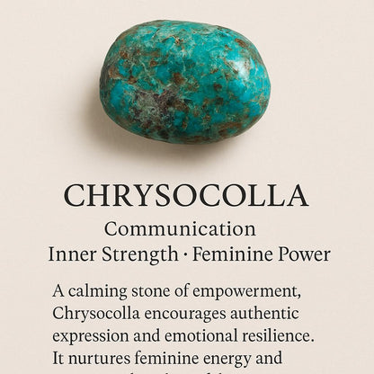 Chrysocolla Crystal | Feminine Power, Communication &amp; Inner Strength