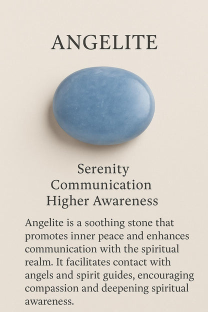 Angelite Crystal | Divine Connection, Comfort &amp; Spiritual Guidance