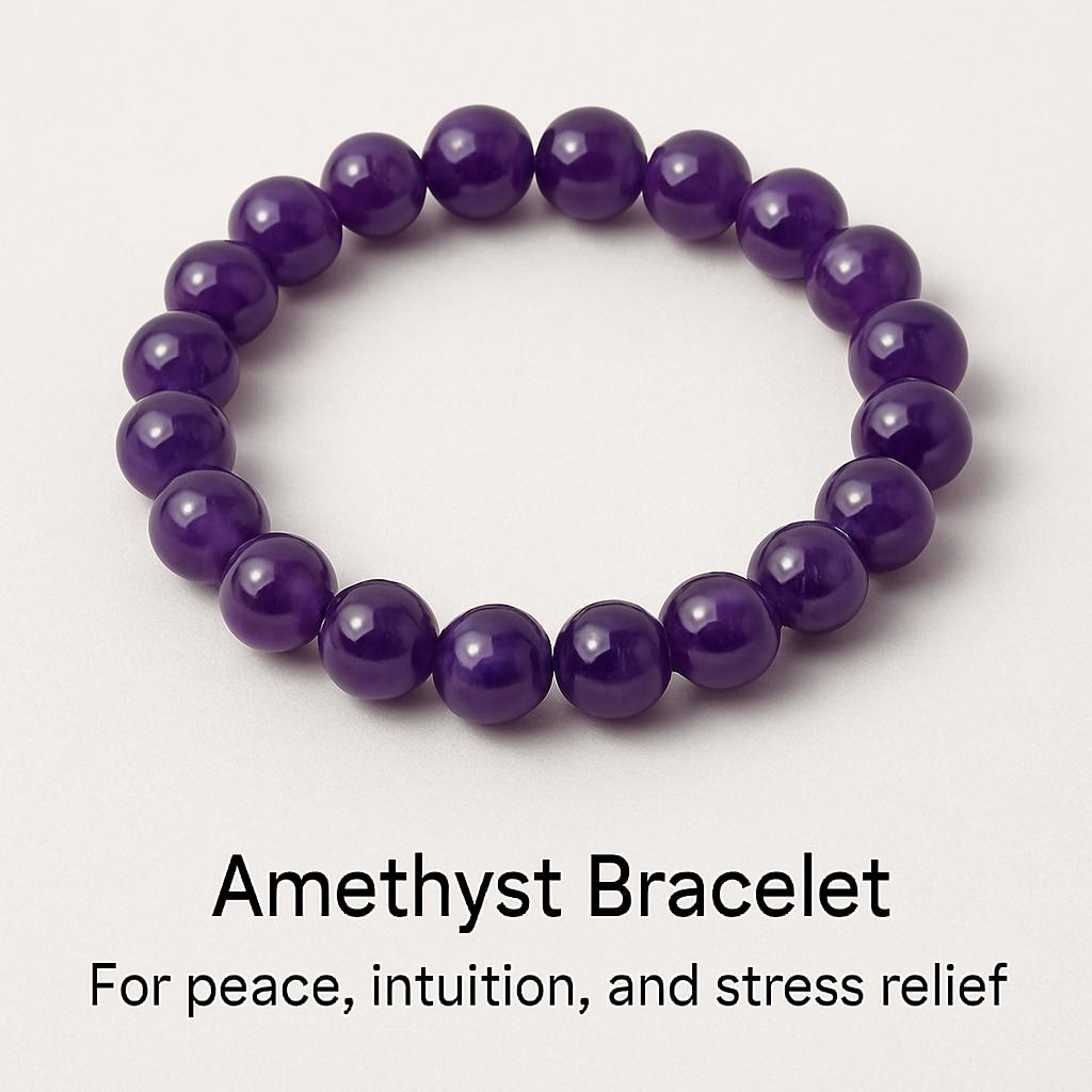 Amethyst Natural Gemstone Bracelet