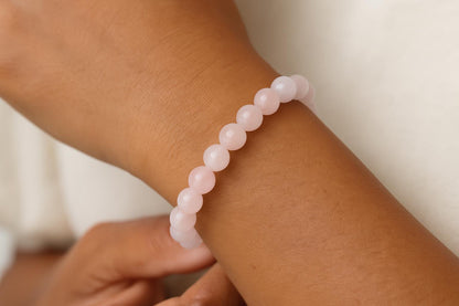 Rose Quartz Crystal Bracelet