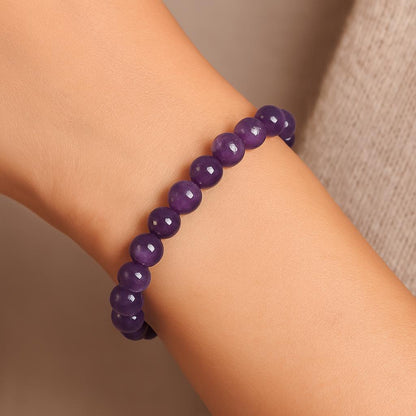 Amethyst Natural Gemstone Bracelet