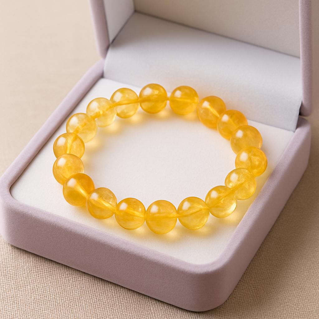 Citrine Crystal Bracelet