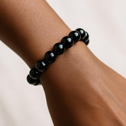 Black Obsidian Crystal Bracelet