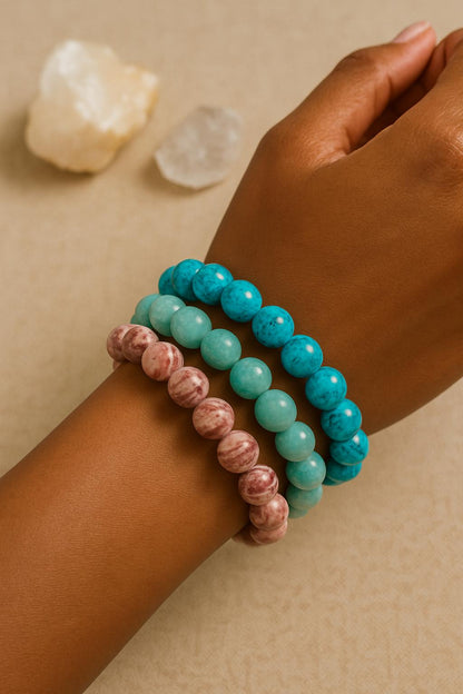 Quiet The Noise with Turquois Crystal