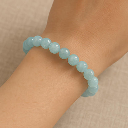 Aquamarine Crystal Bracelet
