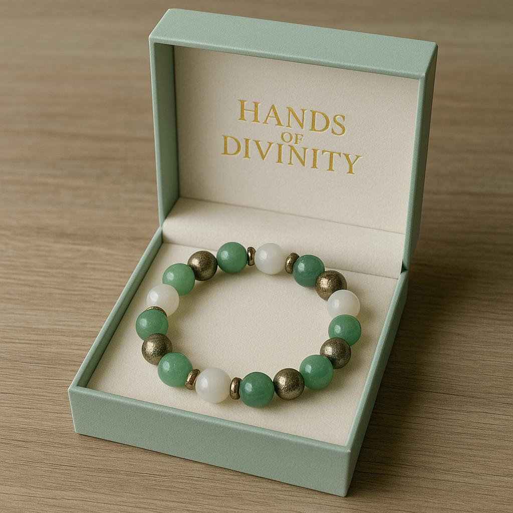 Pyrite, Green Aventurine &amp; Jade Wealth Bracelet