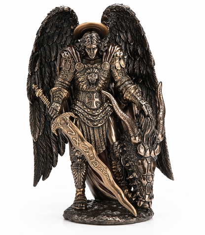 Saint Michael the Archangel Statue | Protection, Courage &amp; Divine Strength | 10.63"