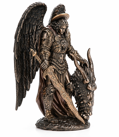 Saint Michael the Archangel Statue | Protection, Courage &amp; Divine Strength | 10.63"