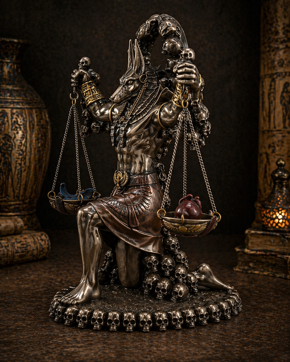 Anubis Statue | Egyptian God of the Afterlife | Sacred Decor &amp; Spiritual Protection
