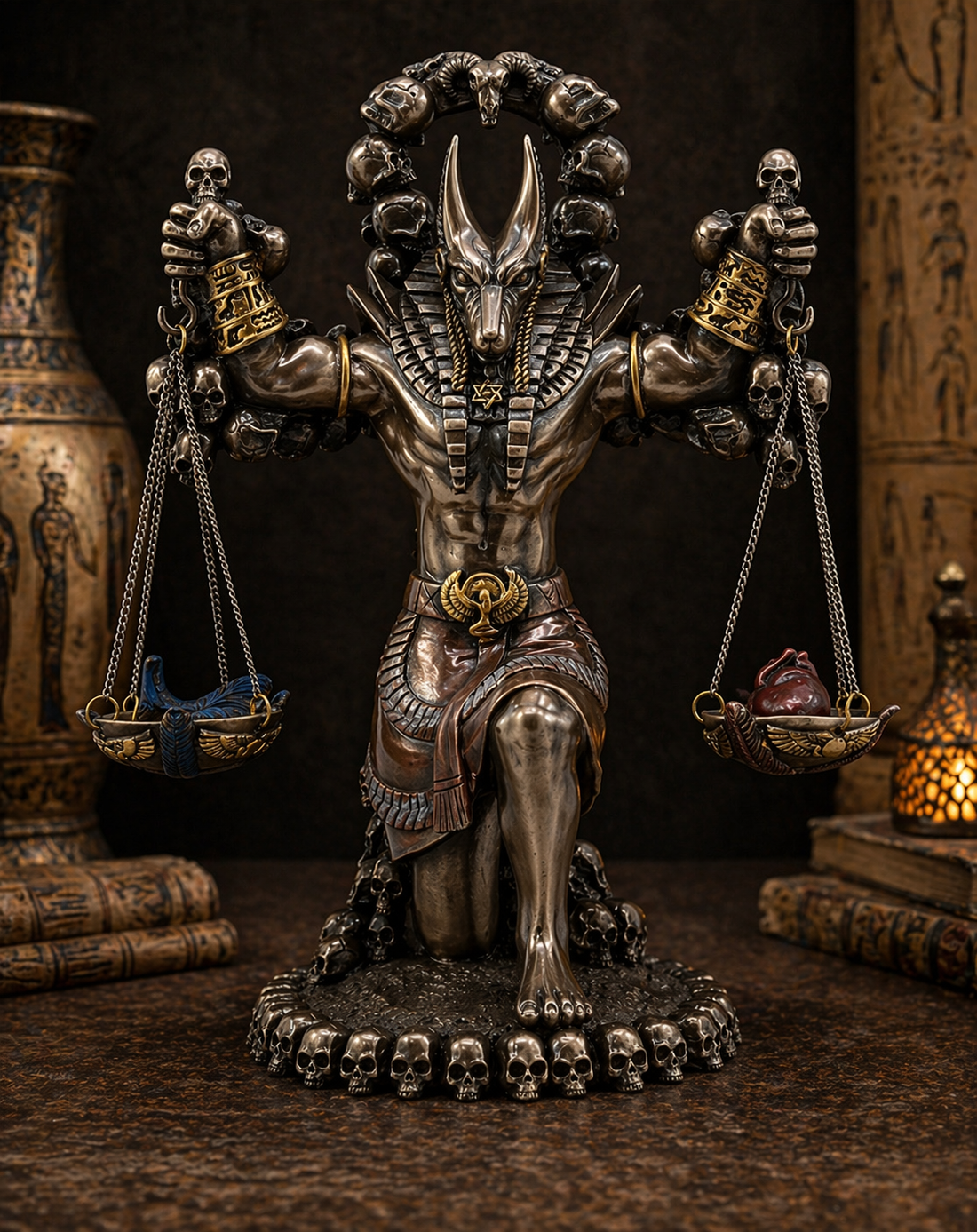 Anubis Statue | Egyptian God of the Afterlife | Sacred Decor &amp; Spiritual Protection