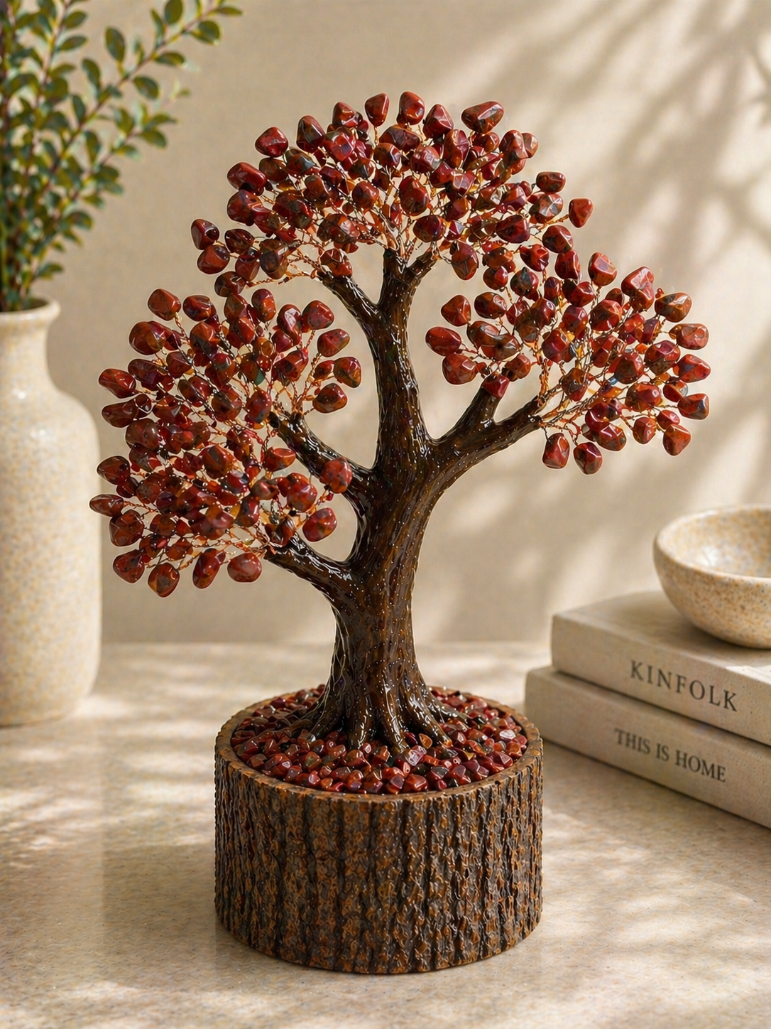 Red Jasper Crystal Tree | Grounding, Strength &amp; Sacred Earth Energy