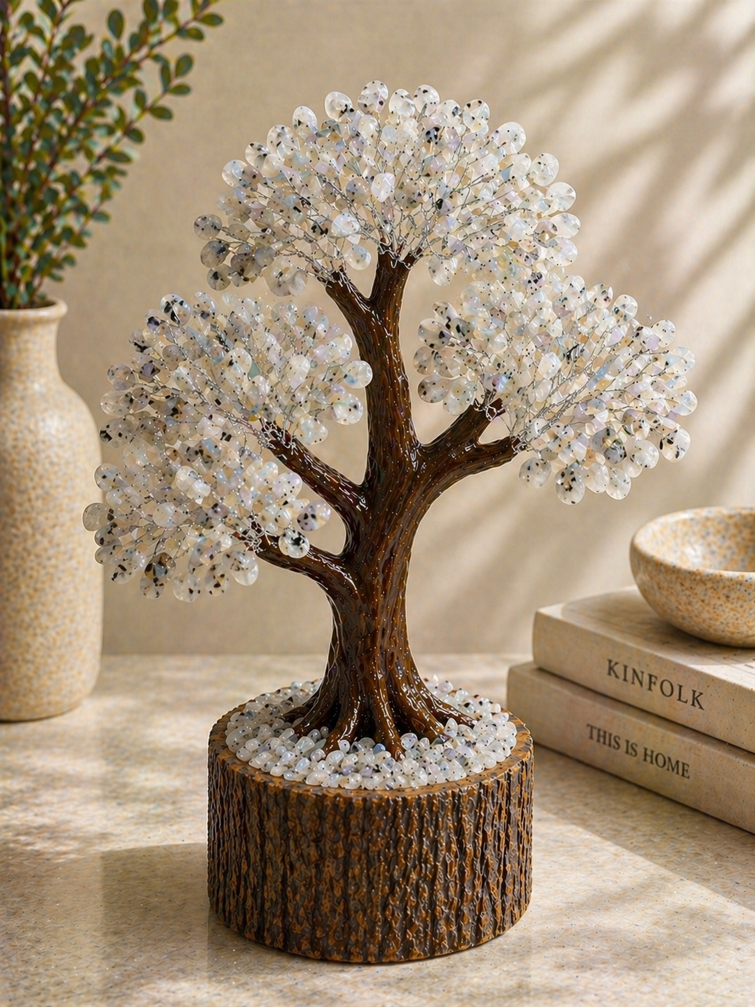Moonstone Crystal Tree | Divine Feminine, Intuition &amp; Emotional Balance