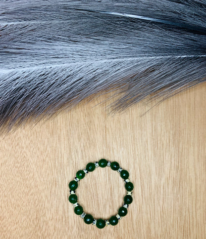 Green Aventurine and Dalmation Jasper 10mm