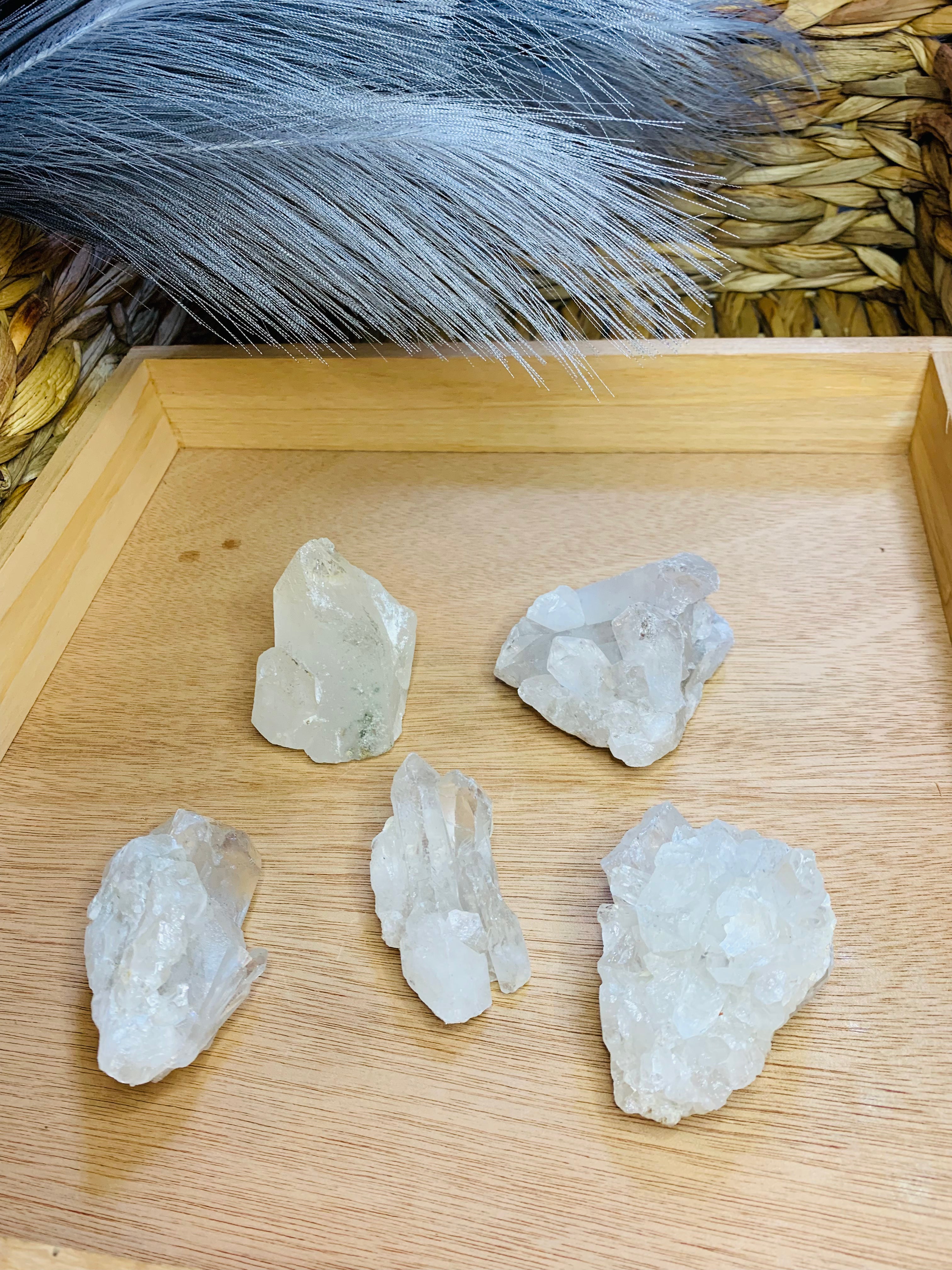 Clear quartz rough