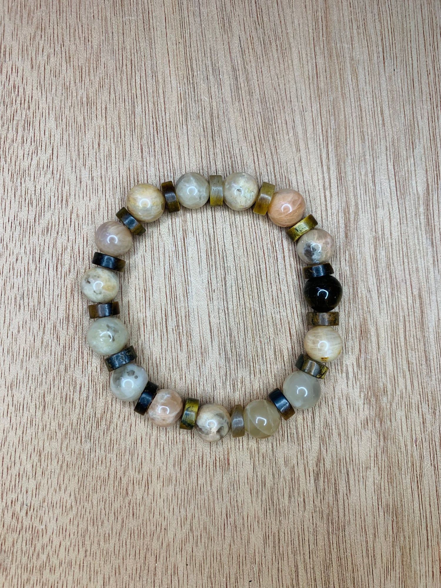 Sunstone &amp; Tigers eye 10mm