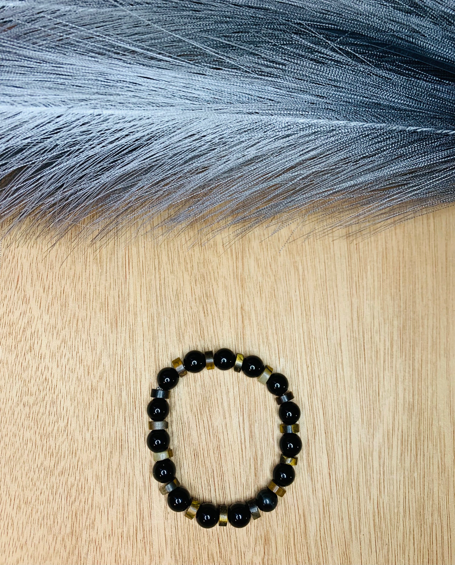 Classic Onyx/Tigers eye Bracelet