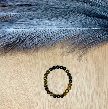 Classic Tigers eye &amp; Silver obsidian