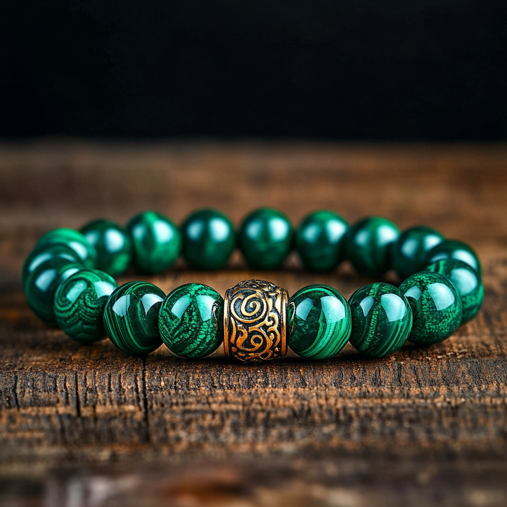 Transform Your Life Malachite Crystal Bracelet